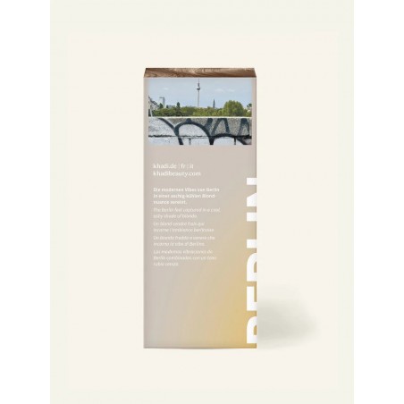 Augaliniai šviesios pelenų spalvos plaukų dažai Berlin Blonde, Khadi, 100g