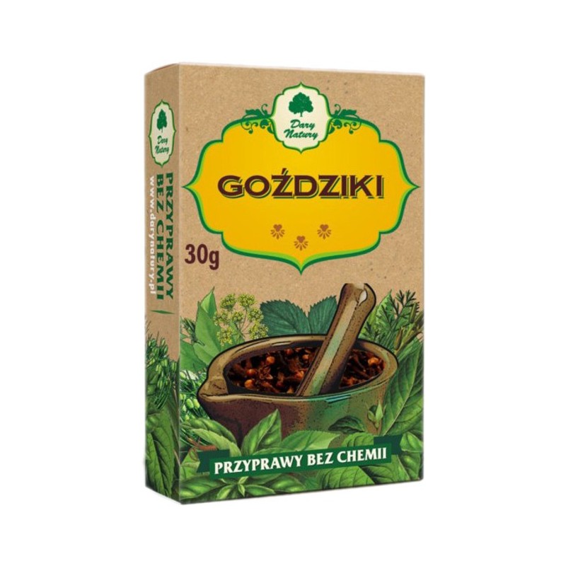 Gvazdikėliai, nesmulkinti, Dary Natury, 30g Gvazdikėliai, nesmulkinti, Dary Natury, 30g