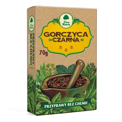Juodųjų garstyčių sėklos, Dary Natury, 70g