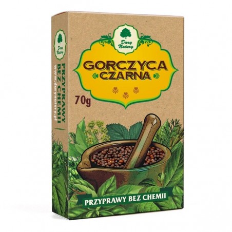 Juodųjų garstyčių sėklos, Dary Natury, 70g