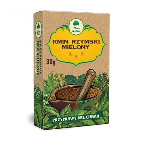 Kumino sėklos, maltos, Dary Natury, 30g