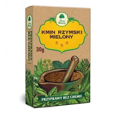 Kumino sėklos, maltos, Dary Natury, 30g