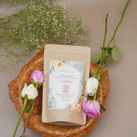 Saugantis augalinis plaukų šampūnas milteliais Caring, Cultivator's, 250g