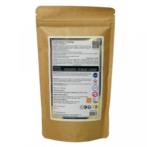 Saugantis augalinis plaukų šampūnas milteliais Caring, Cultivator's, 250g