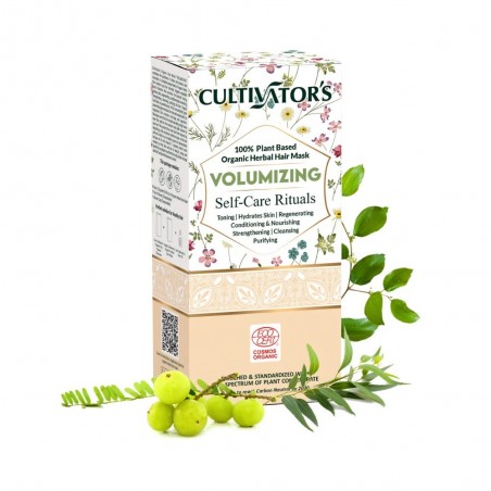 Augaliniai plaukų kaukės milteliai apimčiai Volumizing, Cultivator's, 100g