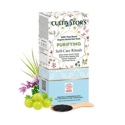 Valantys augaliniai plaukų kaukės milteliai Purifying, Cultivator's, 100g