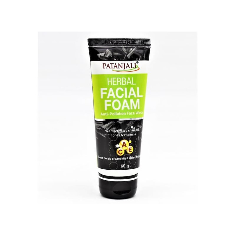 Vaistažolių putos veido valymui Charcoal Cleanser, Patanjali, 50ml Vaistažolių putos veido valymui Charcoal Cleanser, Patanjali, 50ml