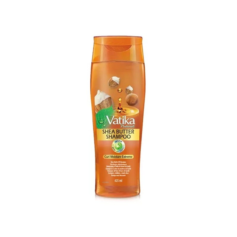 Šampūnas su sviestmedžių aliejumi Shea Butter, Vatika Dabur, 425 ml Šampūnas su sviestmedžių aliejumi Shea Butter, Vatika Dabur, 425 ml