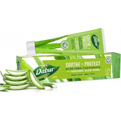 Травяная зубная паста с алоэ вера, Dabur, 100 мл