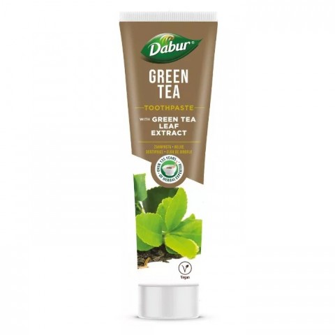 Vaistažolių dantų pasta su žaliąja arbata Green Tea, Dabur, 100 ml