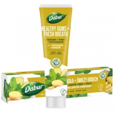 Травяная зубная паста Имбирная мята Здоровые десны, Dabur, 100 мл