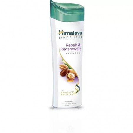 Plaukų šampūnas sausiems pažeistiems plaukams Repair & Regeneration, Himalaya, 400 ml