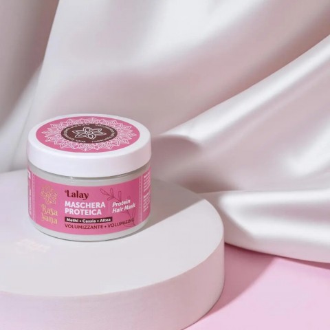 Объёмная протеиновая маска для волос LALAY, Rasayana Biocosmesi, 150 мл