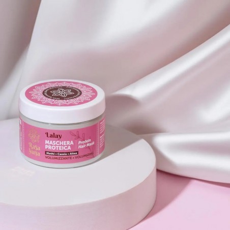 Apimties didinimo baltyminė kaukė LALAY, Rasayana Biocosmesi, 150ml