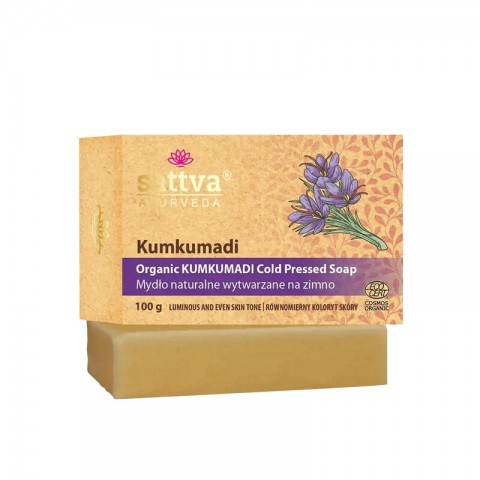 Muilas su šafranu Kumkumadi, ekologiškas, Sattva Ayurveda, 100g