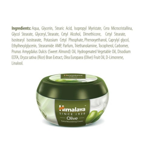 Alyvuogių ekstra maitinamasis kūno kremas, Himalaya, 150ml