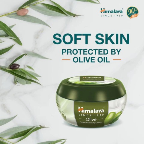 Alyvuogių ekstra maitinamasis kūno kremas, Himalaya, 150ml
