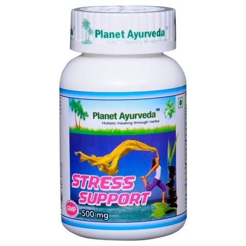 Пищевая добавка Stress Support, Planet Ayurveda, 60 капсул