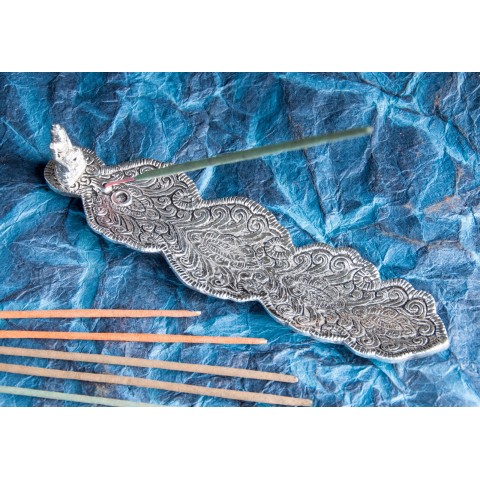 Smilkalų lazdelių laikiklis "Buda", aliuminis, 21cm