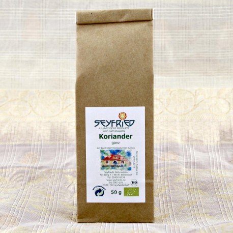 Kalendros sėklos, nesmulkintos, ekologiškos, Seyfried, 50g Kalendros sėklos, nesmulkintos, ekologiškos, Seyfried, 50g