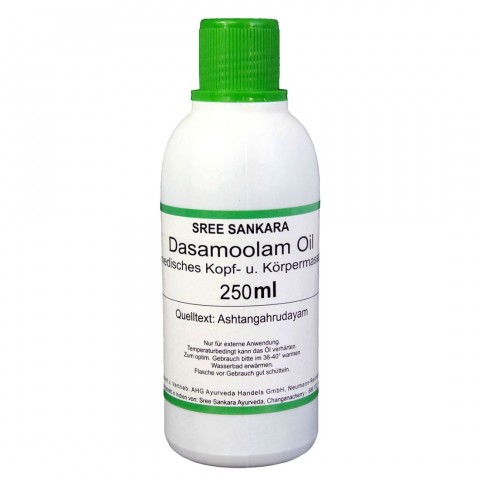 Body and head massage oil Dashamula (Dasamoolam), Sree Sankara, 250 ml