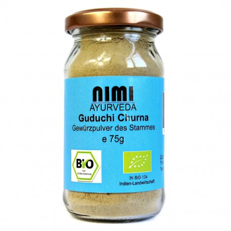 Guduchi Giloy powder, organic, Nimi Ayurveda, 75g