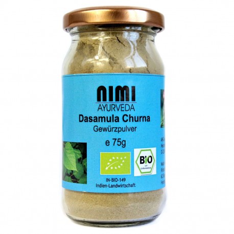 Dashamula (dasamula, dashamoola) žolelių mišinys milteliais, Nimi Ayurveda, 75g Dashamula (dasamula, dashamoola) žolelių mišinys milteliais, Nimi Ayurveda, 75g