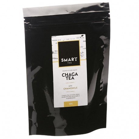 Befungino (čaga, beržo juodgrybio) arbata su ramunėlėmis Smart Tea, biri, 50g Befungino (čaga, beržo juodgrybio) arbata su ramunėlėmis Smart Tea, biri, 50g