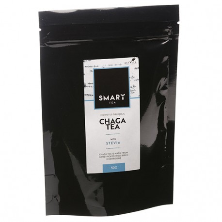 Befungino (čaga, beržo juodgrybio) arbata su stevija Smart Tea, biri, 50g Befungino (čaga, beržo juodgrybio) arbata su stevija Smart Tea, biri, 50g