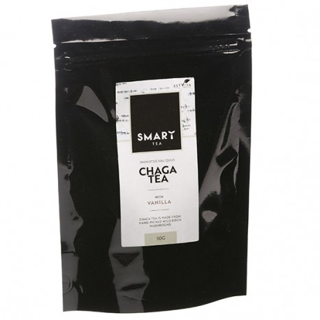 Befungino (čaga, beržo juodgrybio) arbata su vanile Smart Tea, biri, 50g Befungino (čaga, beržo juodgrybio) arbata su vanile Smart Tea, biri, 50g