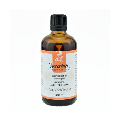 Ajurvedinis aliejus raumenims ir sąnariams "Yogeshwar", 100 ml Ajurvedinis aliejus raumenims ir sąnariams "Yogeshwar", 100 ml