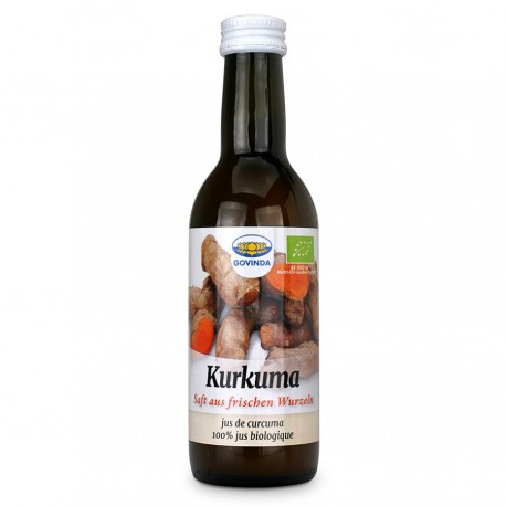 Ekologiškos ciberžolės sultys (Curcuma Juice), Govinda, 250 ml Ekologiškos ciberžolės sultys (Curcuma Juice), Govinda, 250 ml