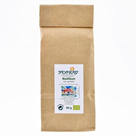 Smulkinti bazilikai, ekologiški, Seyfried, 50 g Smulkinti bazilikai, ekologiški, Seyfried, 50 g