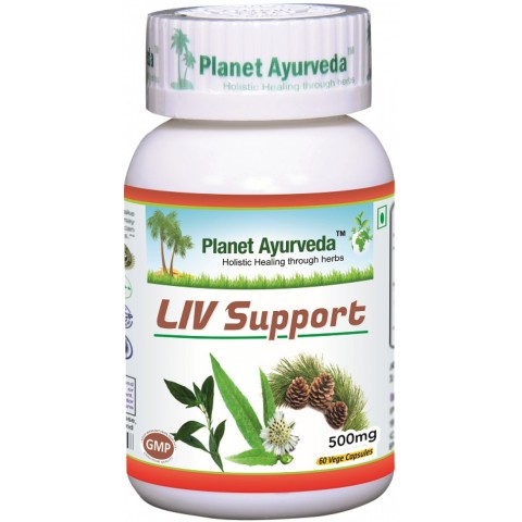Пищевая добавка Liv Support, Planet Ayurveda, 60 капсул
