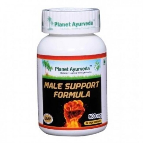 Maisto papildas "Male Support formula", Planet Ayurveda, 60 kapsulių