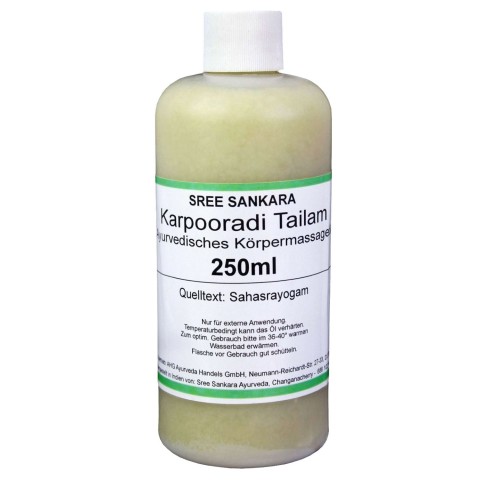 Kapooradi Thailam Massage Oil, Sree Sankara, 250 ml