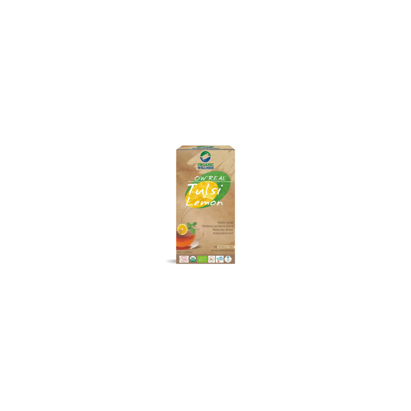 Arbata Tulsi Lemon, OW'REAL, 25 pakeliai Arbata Tulsi Lemon, OW'REAL, 25 pakeliai