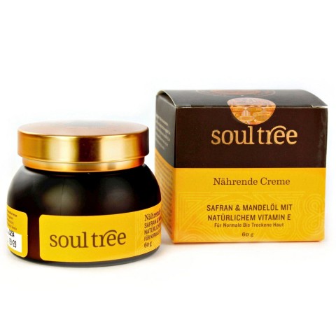 Nourishing face cream with saffron and almond oil, Soul tree, 60ml