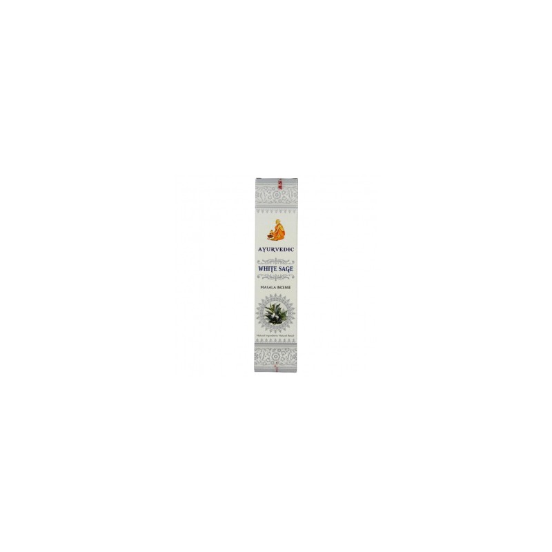 Smilkalų lazdelės Baltasis šalavijas, Ayurvedic,15 g Smilkalų lazdelės Baltasis šalavijas, Ayurvedic,15 g