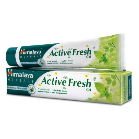 Освежающая зубная паста ACTIVE FRESH GEL, Himalaya Herbals, 80 г
