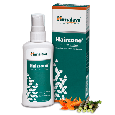 Spray liquid for thinning hair Hairzone Solution, Himalaya, 60 ml