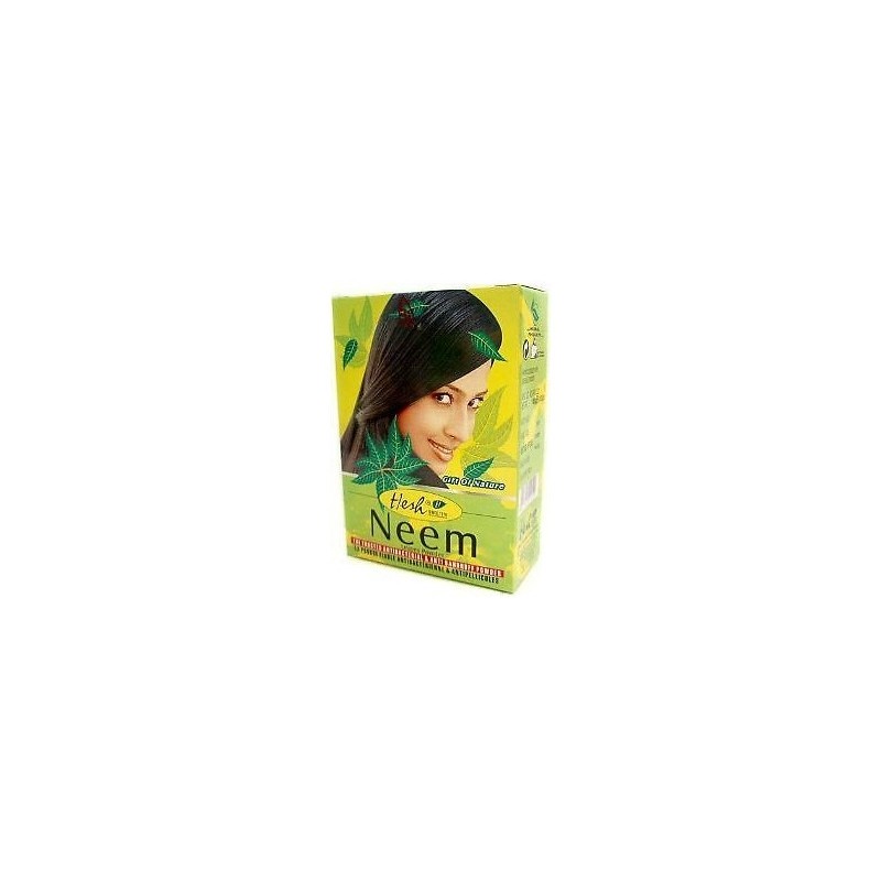Nimbamedžio miltelių kaukė „Neem 2in1“ plaukams ir veidui (riebiai odai), 100g , Hesh Nimbamedžio miltelių kaukė „Neem 2in1“ plaukams ir veidui (riebiai odai), 100g , Hesh