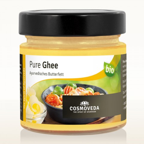 Ekologiškas lydytas sviestas ghi Ghee, Cosmoveda, 150g