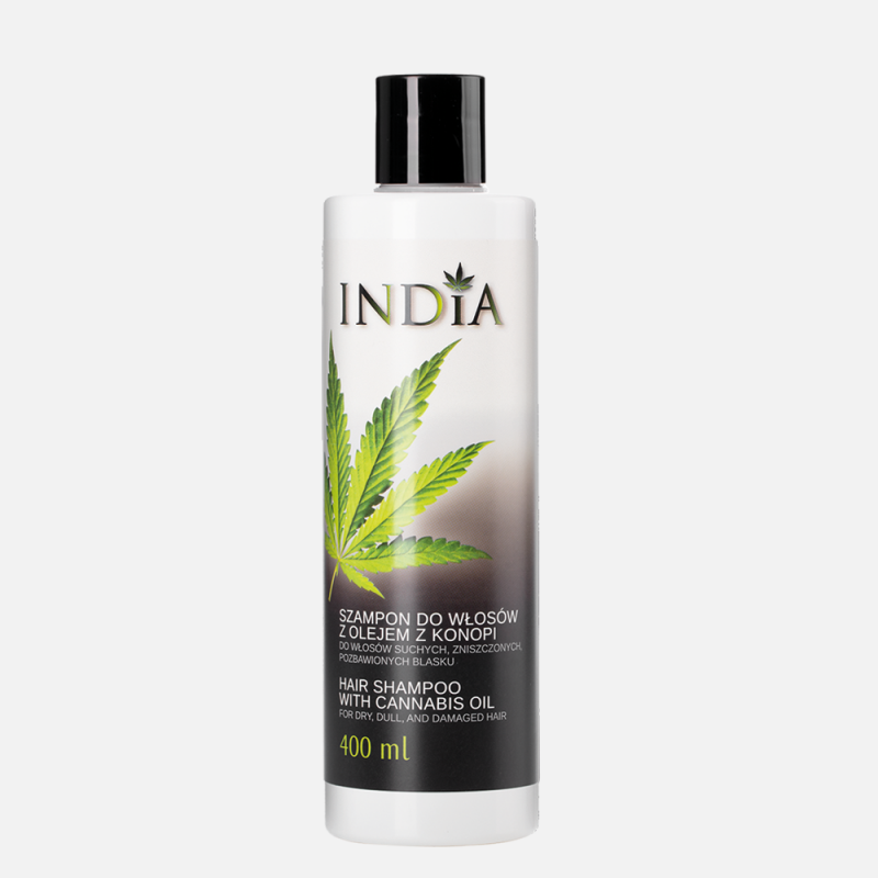 Plaukų šampūnas su kanapių aliejumi, India, 400 ml