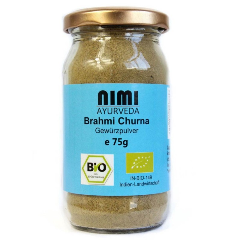 Brahmi milteliai, ekologiški, Nimi Ayurveda, 75g Brahmi milteliai, ekologiški, Nimi Ayurveda, 75g