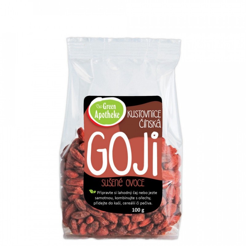 Dygliuotojo ožerškio (goji) uogos, Green Apotheke, 100g Dygliuotojo ožerškio (goji) uogos, Green Apotheke, 100g