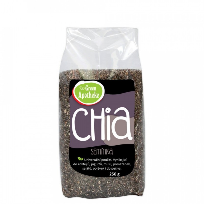 Ispaninių šalavijų (chia) sėklos, Green Apotheke Ispaninių šalavijų (chia) sėklos, Green Apotheke