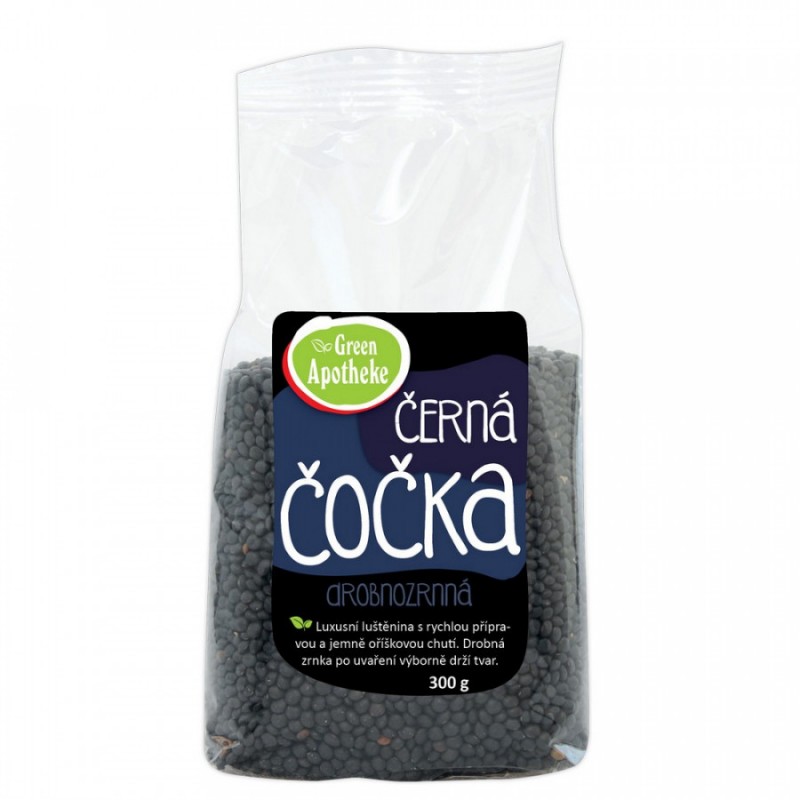 Juodieji lęšiai, Green Apotheke, 300g Juodieji lęšiai, Green Apotheke, 300g