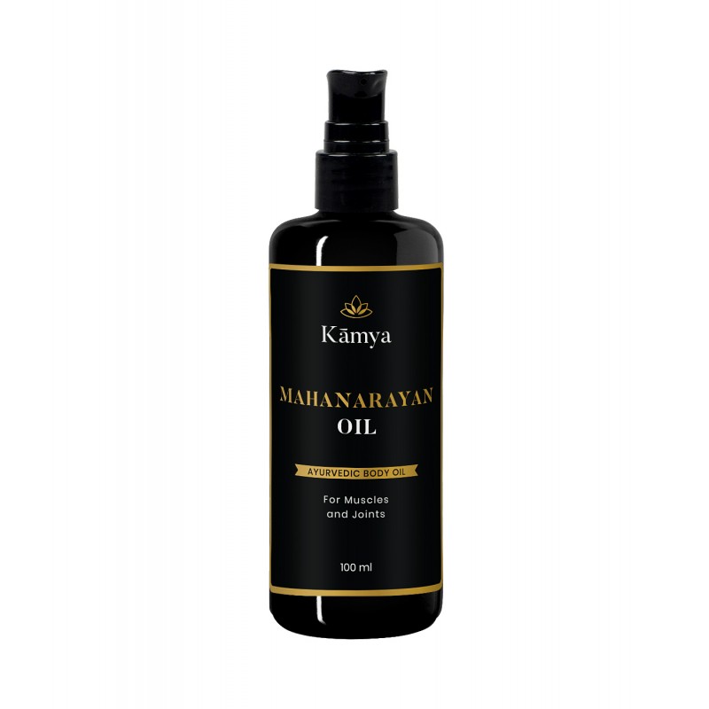 Sąnarių ir raumenų aliejus Mahanarayan, Kamya, 100ml Sąnarių ir raumenų aliejus Mahanarayan, Kamya, 100ml