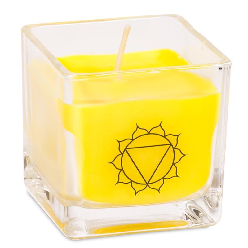 Ekologiška rapsų vaško kvepianti žvakė "Manipura chakra" Ekologiška rapsų vaško kvepianti žvakė "Manipura chakra"
